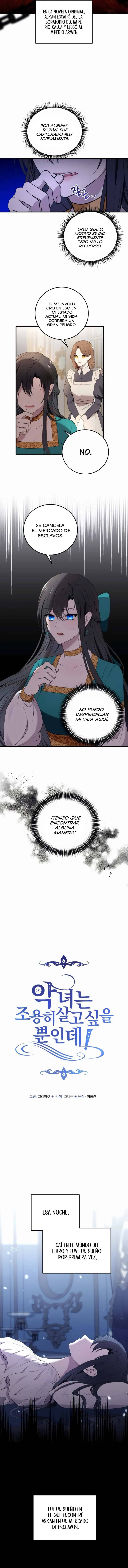 La villana sólo quiere vivir tranquilamente > Capitulo  > Page 8